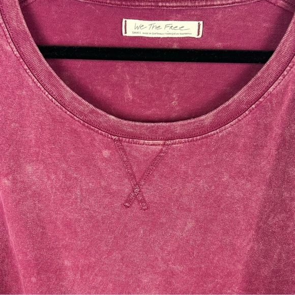 Free People We The Free 213 Pullover Tee Sweet Myrtle Size Small - Picture 11 of 11